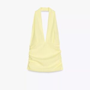 ZARA halter tops 1 black and 1 yellow